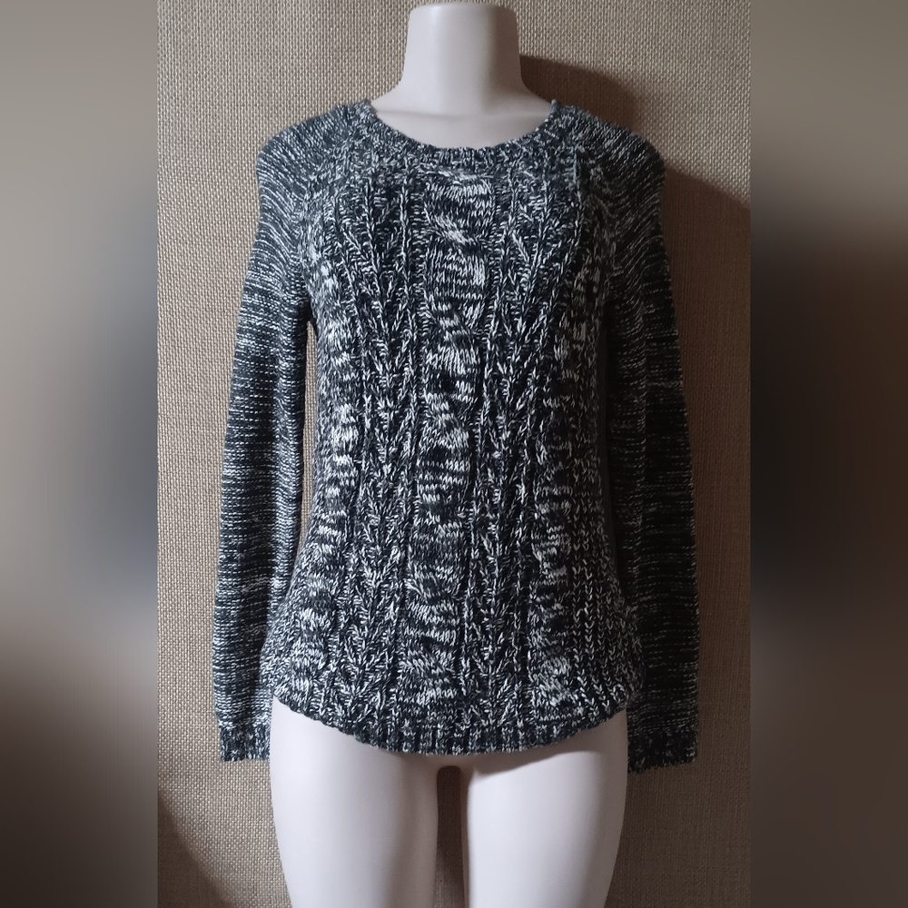 NEW Black & White Tie Sweater by Sonoma Small